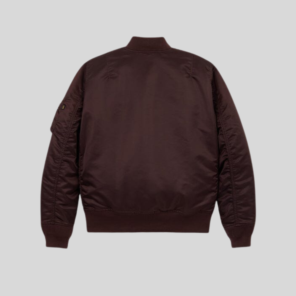 Бомбер Alpha Industries MA-1 W Cocoa (Бордово-коричневый)