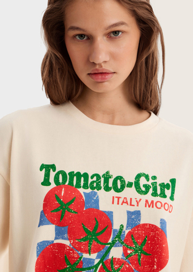Футболка 2MOOD Vintage Vibe "Tomato girl"