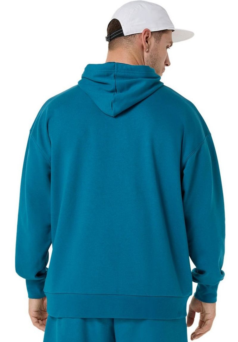 Мужская теннисная толстовка Asics French Terry Relaxed Pullover - dark teal