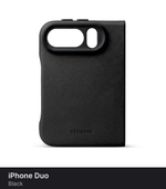 Чехол Decoded Leather Case для iPhone Duo Black