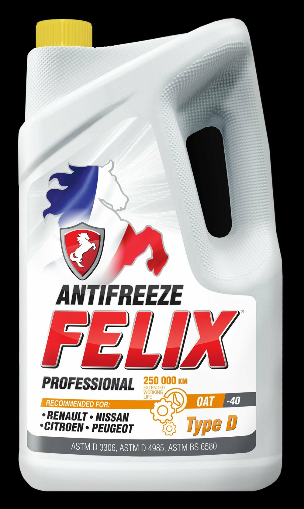 Антифриз Felix Type D G12+ готовый -40 желтый 5 кг 430206333