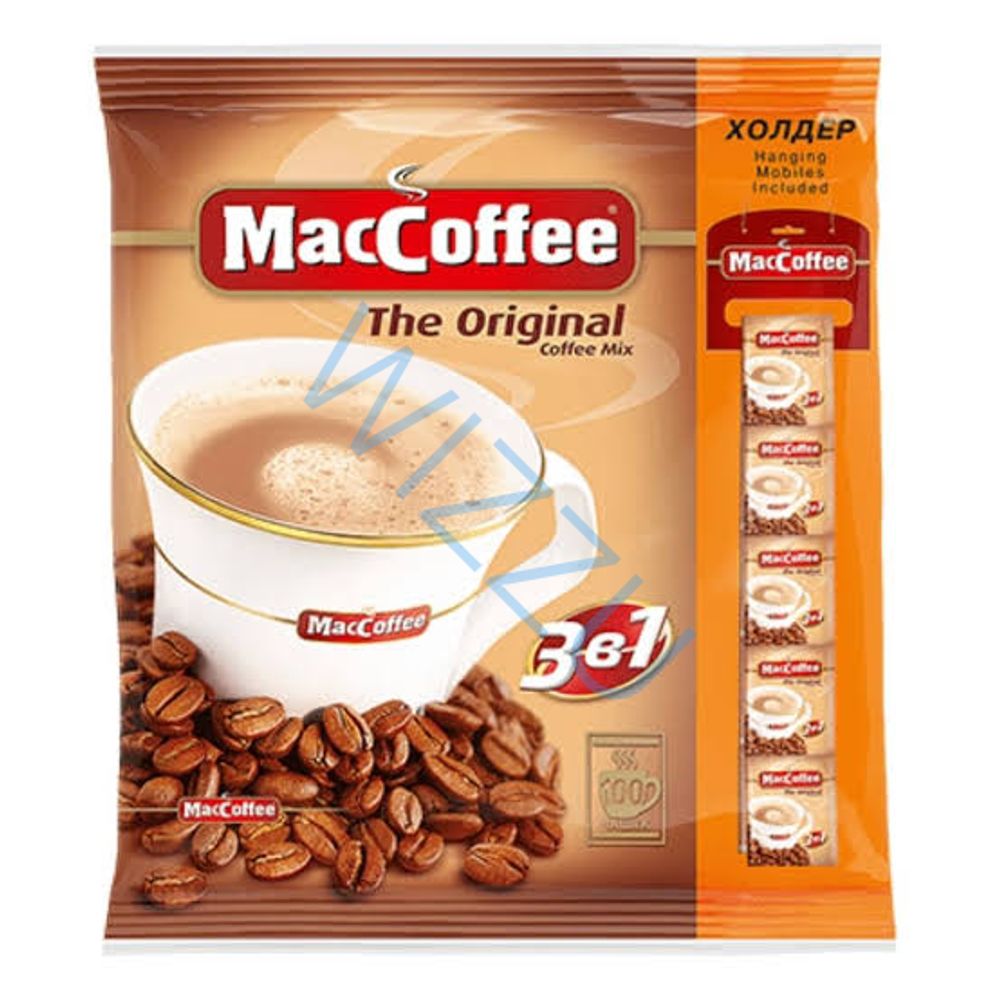 Кофе MacCoffee 3в1 оригинал 25шт*20гр упаковка