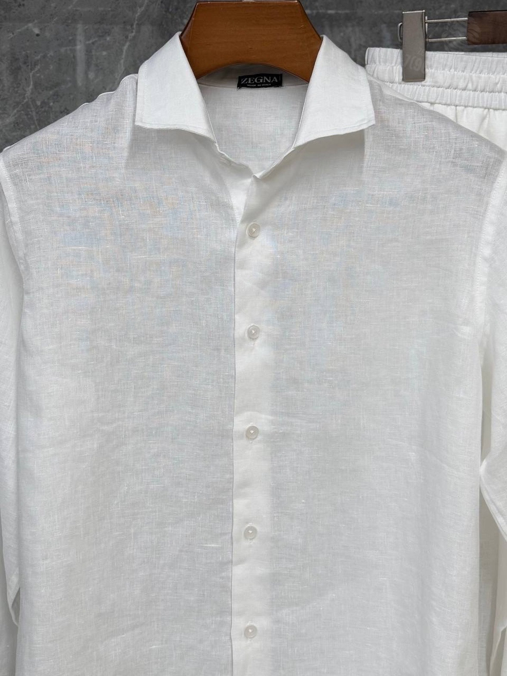 Льняной костюм Zegna