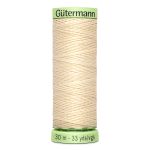 Нитки отделочные Gutermann Top Stitch 30 (30 метров), 5 кат. | 414 св.кремово-бежевый