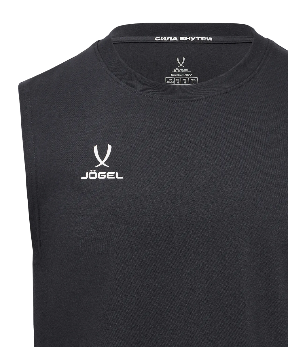 Майка тренировочная JÖGEL DIVISION PerFormDRY Training CVC 98, темно-серый