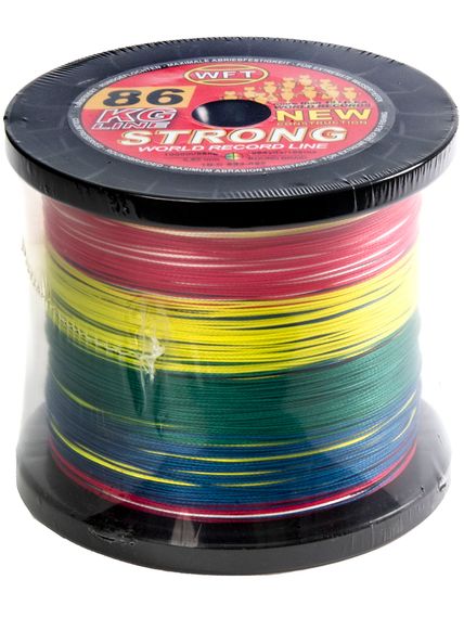Леска плетёная WFT KG STRONG Multicolor 1000 м, 0,52 мм