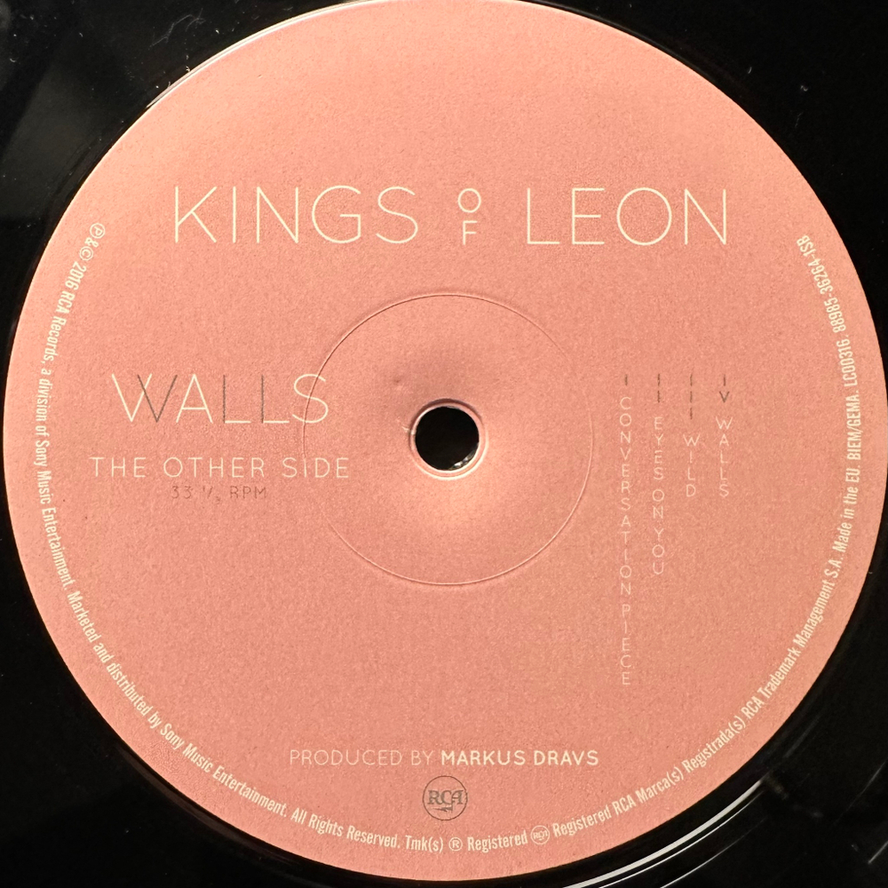 Kings Of Leon ‎– WALLS (Европа 2016г.)