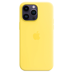Силиконовый чехол с поддержкой MagSafe Apple Silicone Case для iPhone 14 Pro Max, Canary Yellow (Канареечный)