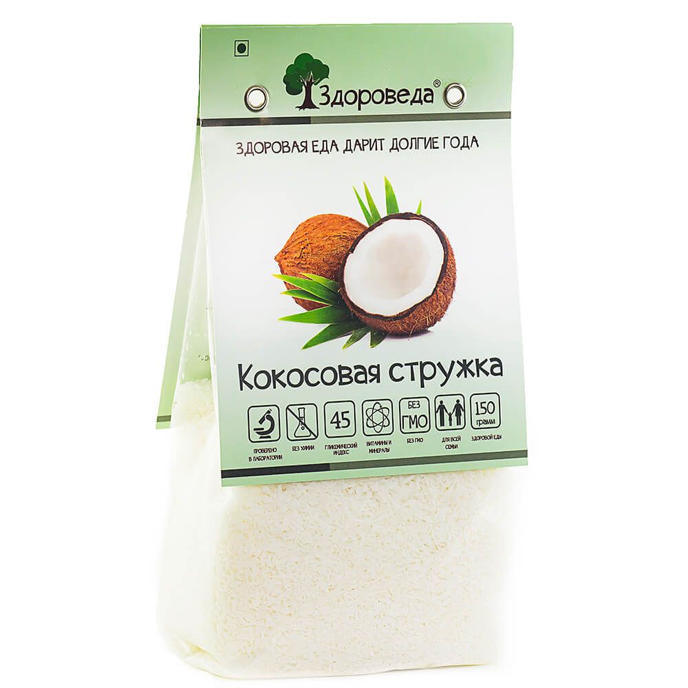 Здороведа Кокосовая стружка 150 г
