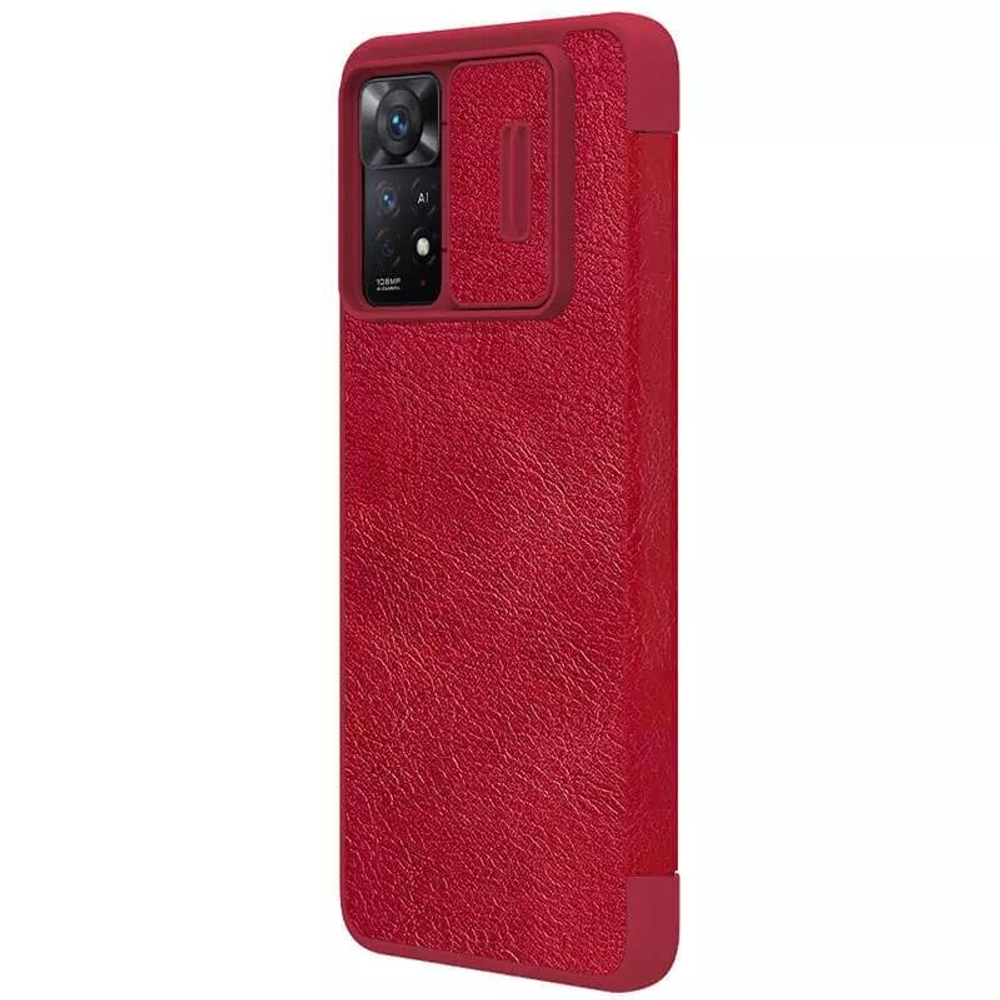 Кожаный чехол-книжка Nillkin Leather Qin для Xiaomi Redmi Note 11 Pro