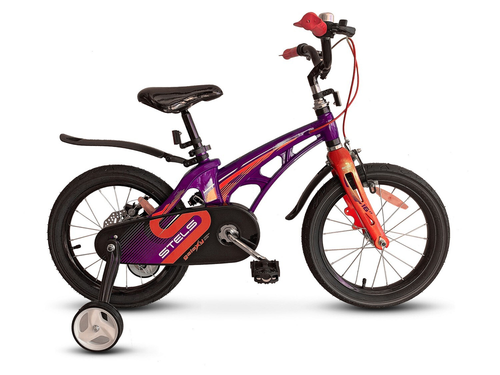 Велосипед STELS Galaxy 16" V010 фиолетовый/красный