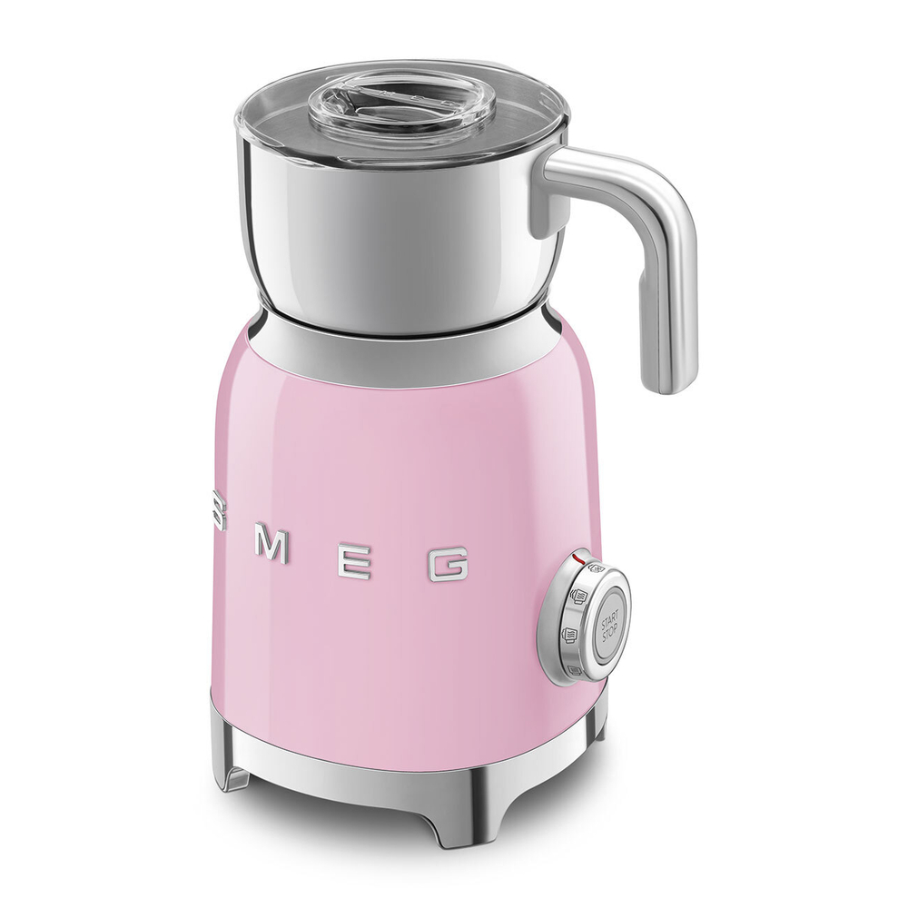 Вспениватель молока 0.6л Smeg розовый