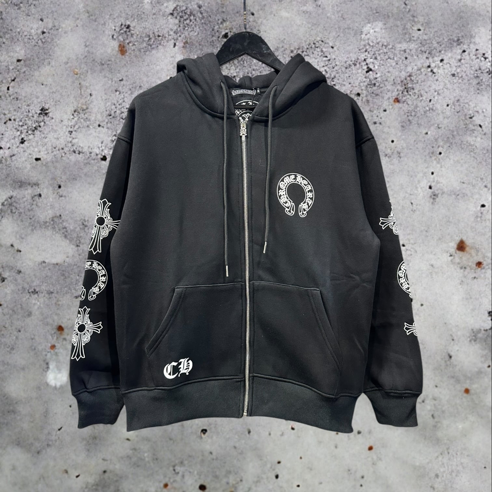 Худи Chrome Hearts #1 • Черный