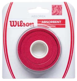 Теннисные намотки Wilson AbsorbX 3P - red