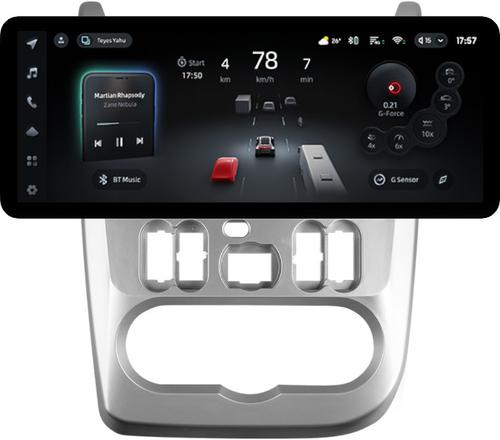 Магнитола для Renault Logan 1 / Sandero 1 / 2009-2014 - Teyes CC4PRO монитор 12.3" 2K QLED + рамка 9, Android 13, Быстрейшая, Snapdragon 778G, ИИ, CarPlay, DSP, 4G SIM-слот