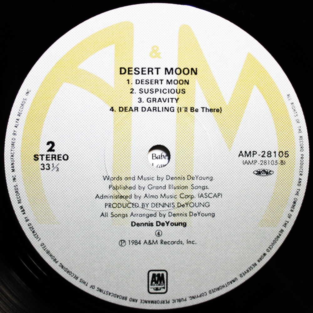 Dennis DeYoung / Desert Moon (LP)