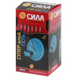Супер-клей СИЛА SGBL1-3 гель 3 г блистер | Клеи бытовые и универсальные