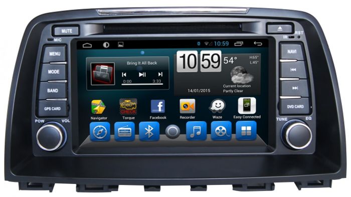 Магнитола для Mazda 6 2012-2014 - Kuberg KR-8074-S9 на Android 8, SIM-слот