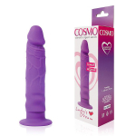 Фиолетовый реалистичный фаллоимитатор 12см на присоске Bior Toys Cosmo CSM-23029
