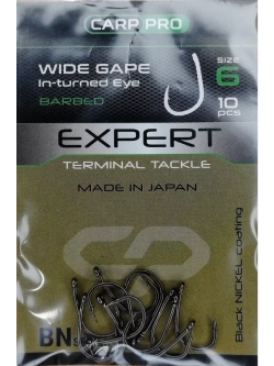 Крючок Wide Gape In-Turned Eye BN №6