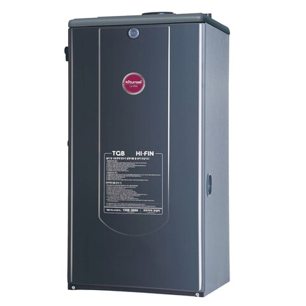 Котел газовый KITURAMI TGB HiFin-30 напольный, 2 конт., закр.кам.сгор. сталь