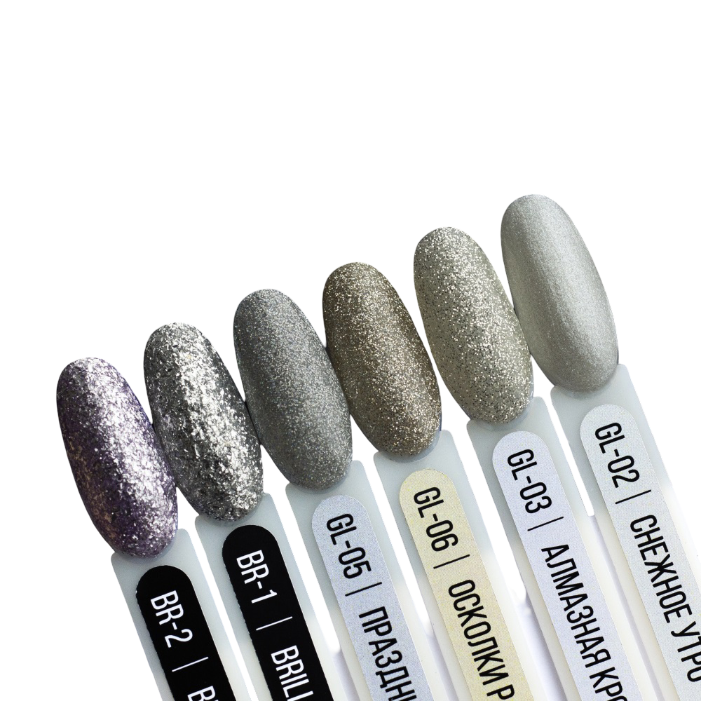 Гель-лак Снежный день GL-02 MIO Nails, 8 мл