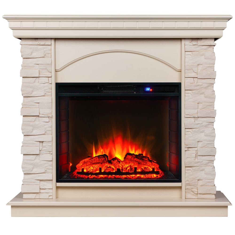Каминокомплект Real Flame Elford WT с очагом Sparta 25,5