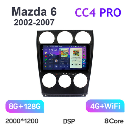 Teyes CC4 Pro 9" для Mazda 6, Atenza 2002-2007