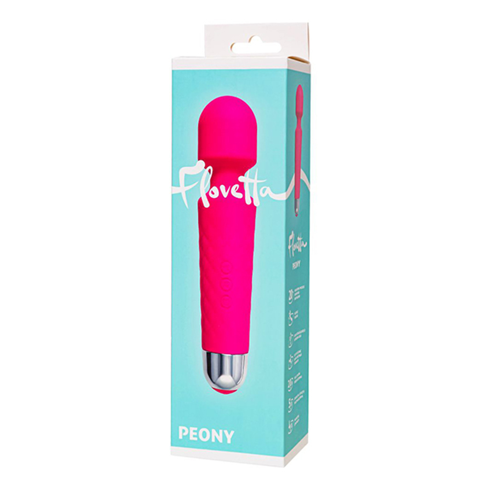 Розовый жезловый вибратор 20,5см ToyFa Flovetta Peony 457713