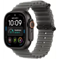 Смарт-часы Apple Watch Ultra 4 49 mm, Black Titanium Case | ремешок Ocean band | Translucent Black