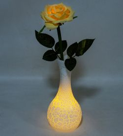 LP-09 Роза в вазочке с LED-подсветкой