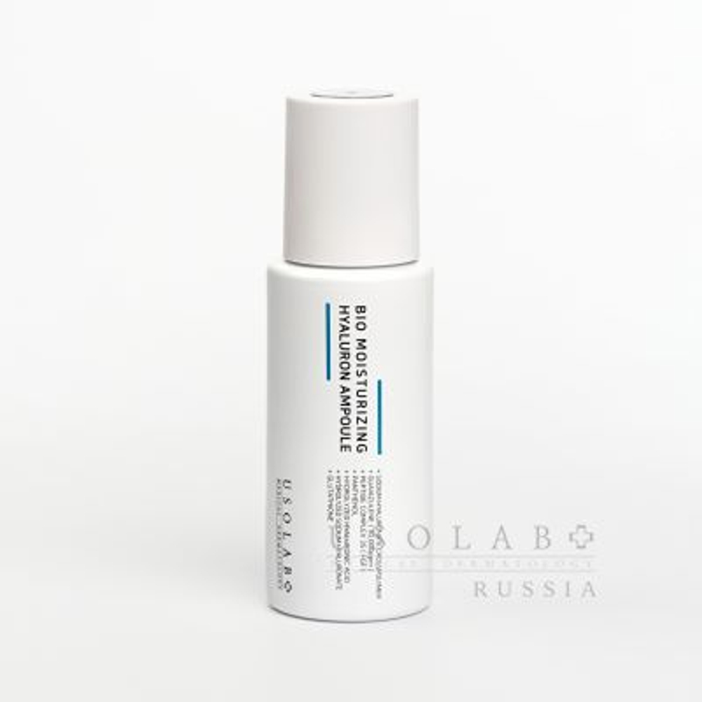 USOLAB Интенсивная увлажняющая ампульная сыворотка, 50 мл | Bio Moisturizing hyaluron Ampoule
