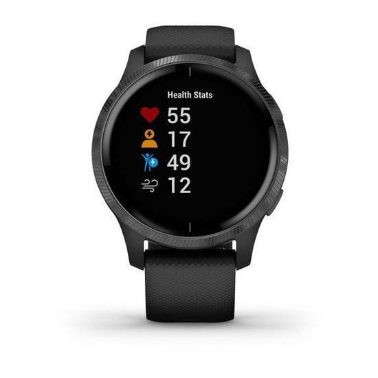 Смарт часы Garmin Venu, черные с серым безелем 010-02173-13