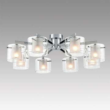 Люстра потолочная 8*E14 8261/8C хром/прозрачный MODERNI Verdi Lumion