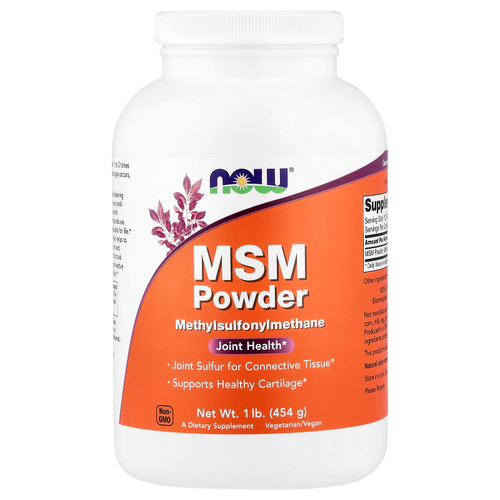 NOW Foods, Порошок МСМ, 454 г (1 фунт)