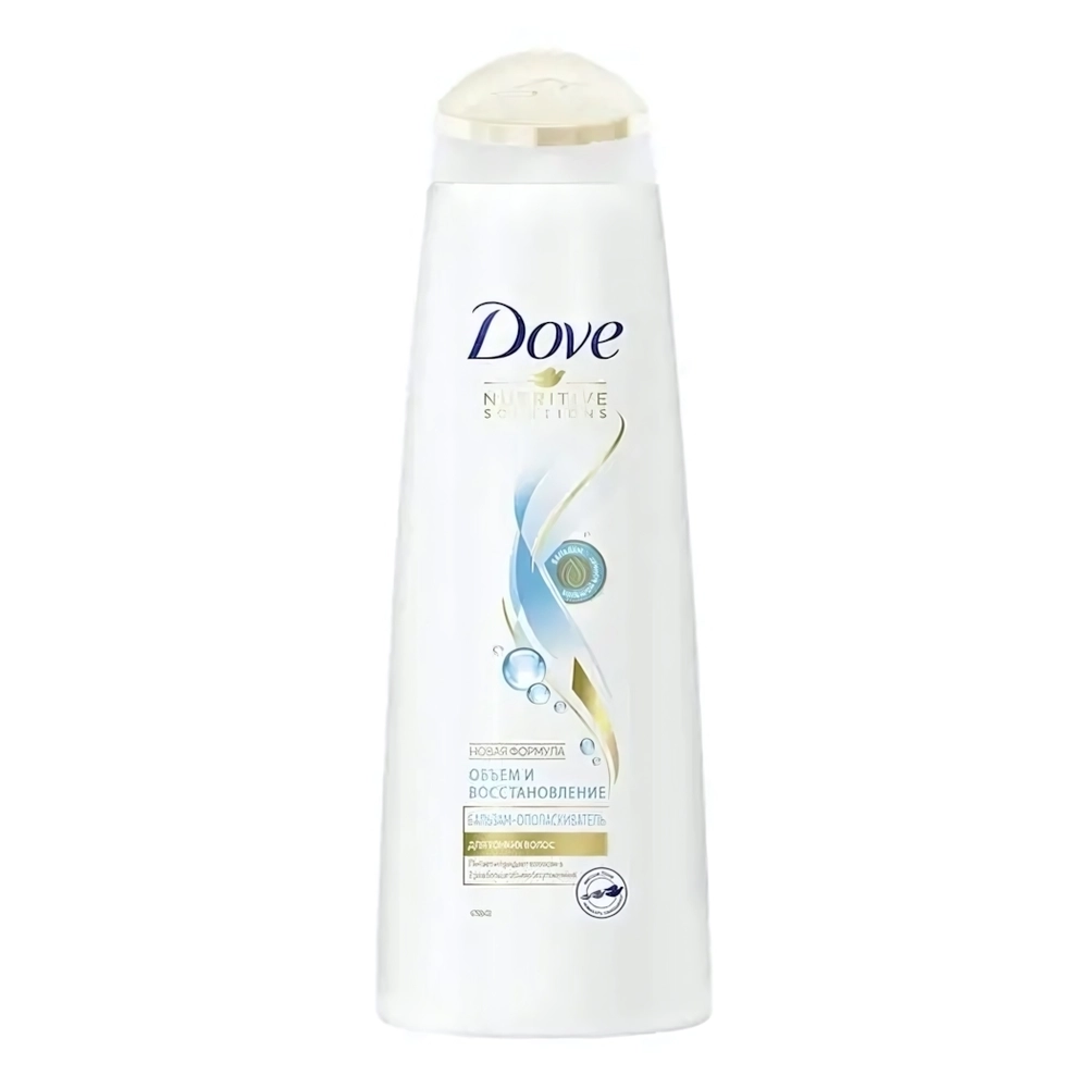 Бальзам-ополаскиватель для волос DOVE HAIR Therapy Обьем и восстановление 350 мл.