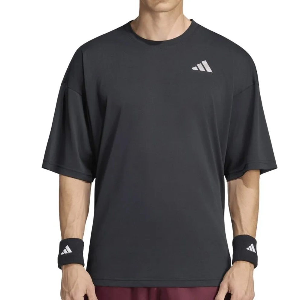 Теннисная футболка Adidas Oversized - black