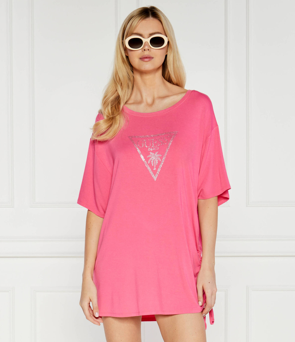 Футболка COULISSE Guess - розовый(E4GI00 K68D2)