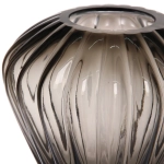 Ваза стеклянная «GREY GLASS» 17*20см