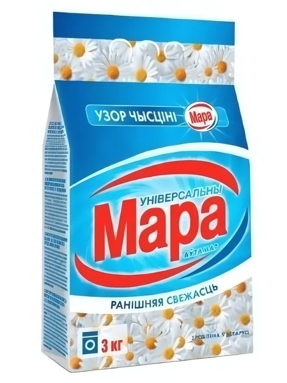 Порошок стиральный МАРА УЗОР ЧЫСЦІНІ автомат универсальный Утренняя свежесть 3кг