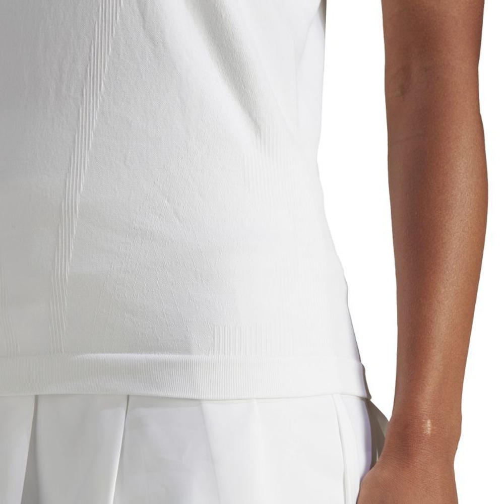 Женский топ теннисный Adidas Y-Tank Pro - white