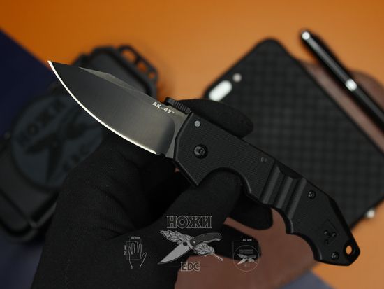 Складной нож Cold Steel "MINI AK-47 "Carpenter CTS® XHP c клинком из стали CTS-XHP, рукоять G10