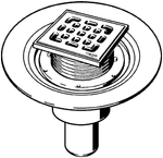 Трап Viega Advantix 4951,1 арт. 557 201, для душа, гидрозатвор, нержавеющая сталь