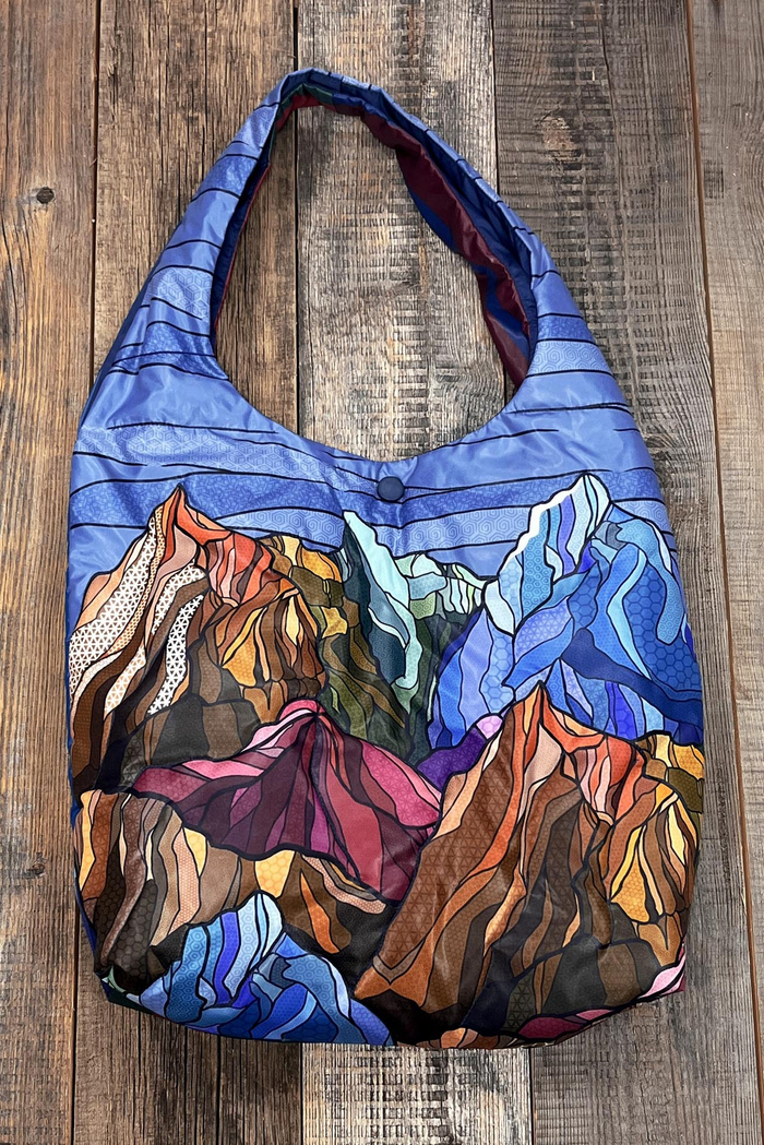 Quilted bag "Polar Owls"
