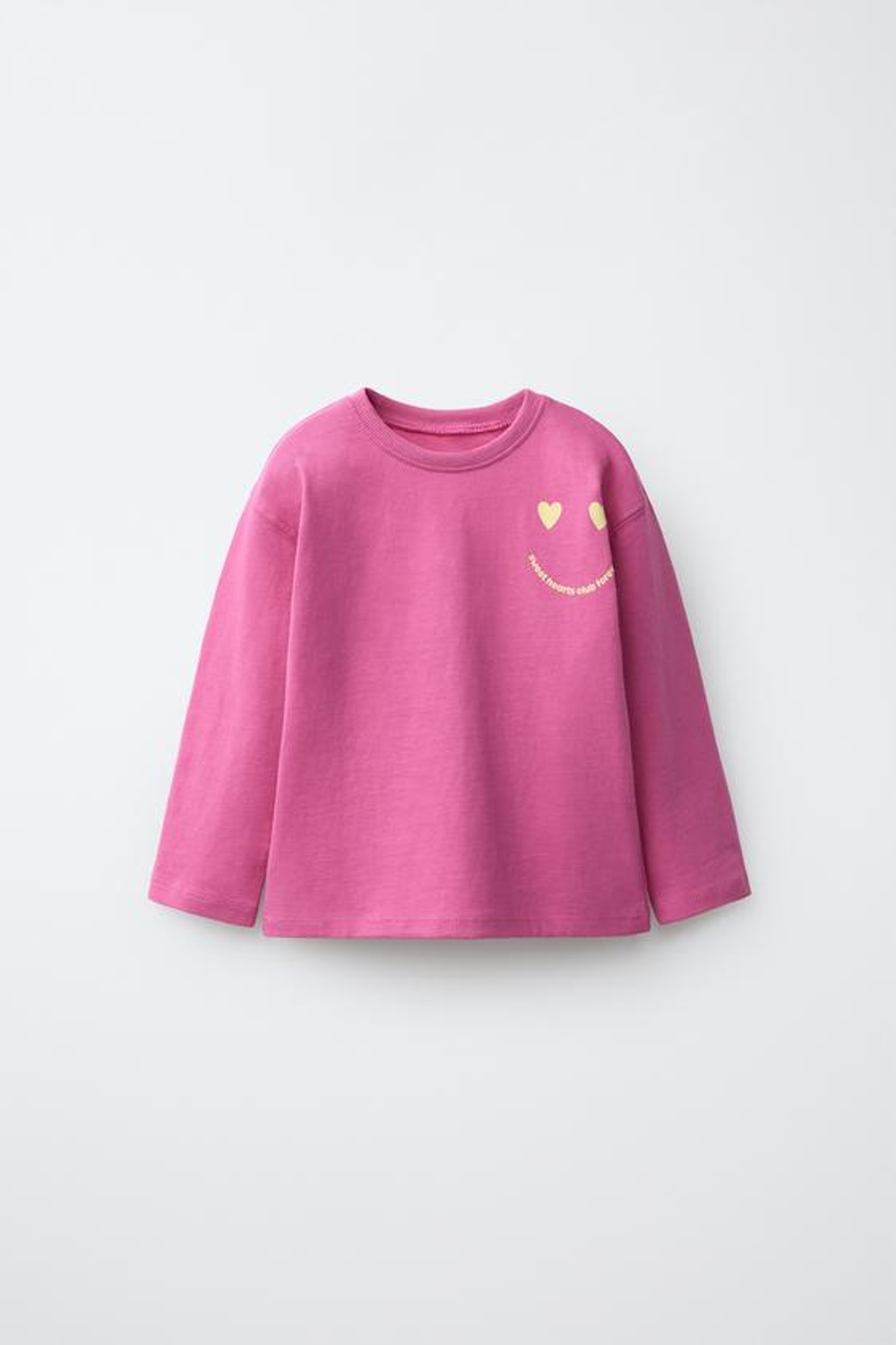 ZARA ФУТБОЛКА С ПРИНТОМ, РОЗОВЫЙ