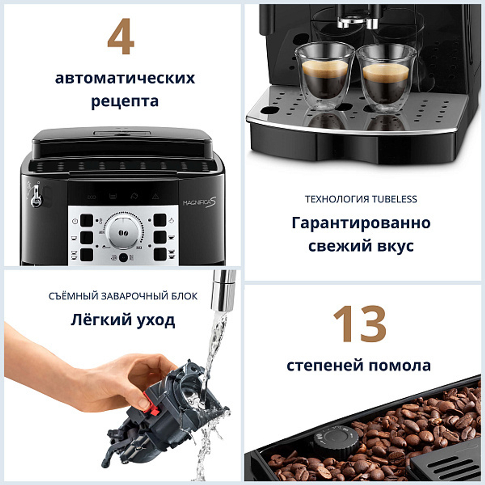 DeLonghi Magnifica ECAM 22.110.SB Black
