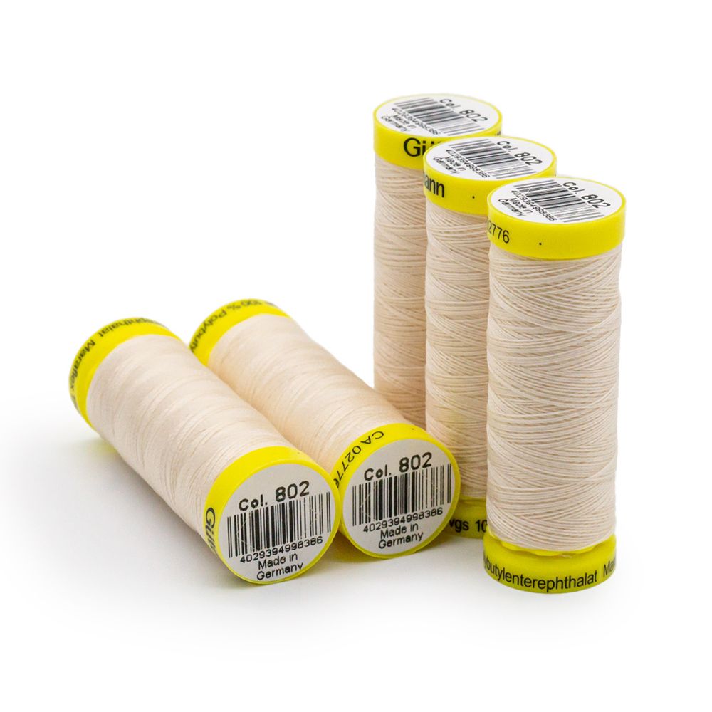 Нитки для трикотажа Gutermann Maraflex 120 (150 метров), 5 кат. | _802 молочно-бежевый