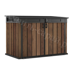 Уличный ящик пластиковый Keter Horizontal brown 2020 л