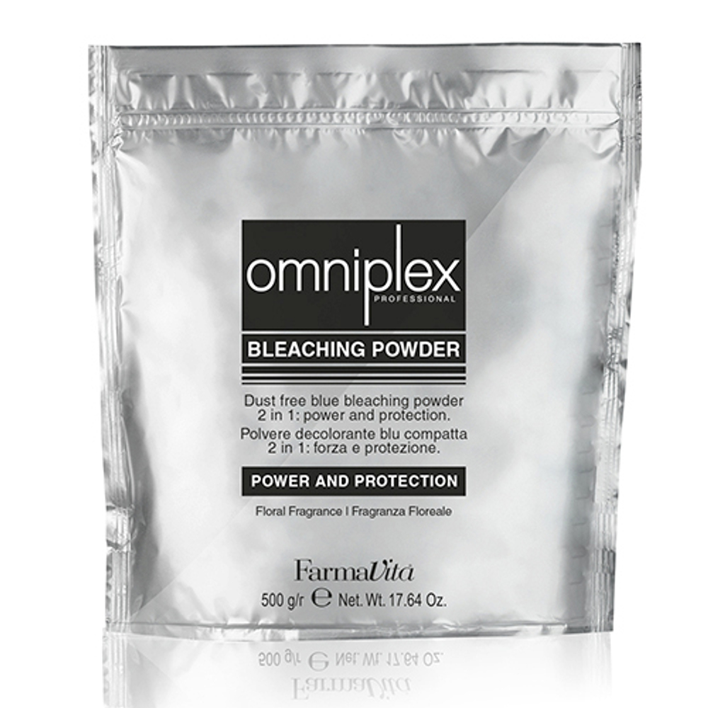 Omniplex Синий обесцвеч.порошок 500гр farmavita