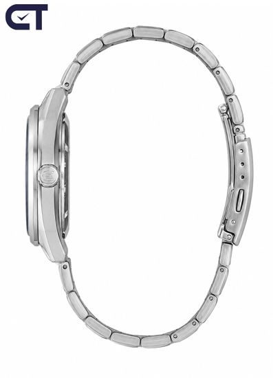 CASIO EFK-110D-2ADR EDIFICE мужские наручные часы — автоматическая модель с синим текстурированным циферблатом и сапфировым стеклом